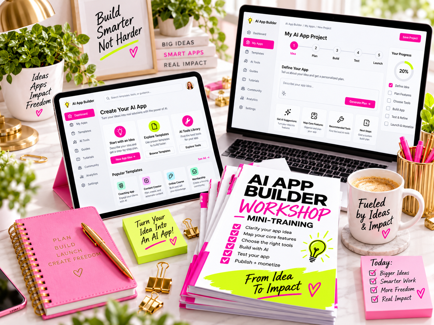 AI App Builder Workshop Mini-Training mockup